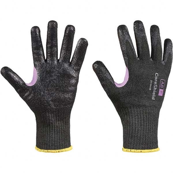 Cut, Puncture & Abrasive-Resistant Gloves: Size XL, ANSI Cut A8, ANSI Puncture 1, Nitrile, Kevlar