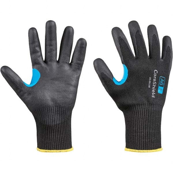 Cut, Puncture & Abrasive-Resistant Gloves: Size XL, ANSI Cut A6, ANSI Puncture 1, Nitrile, HPPE