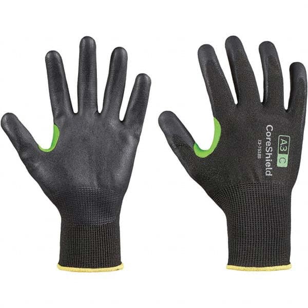 Cut, Puncture & Abrasive-Resistant Gloves: Size M, ANSI Cut A3, ANSI Puncture 1, Nitrile, HPPE