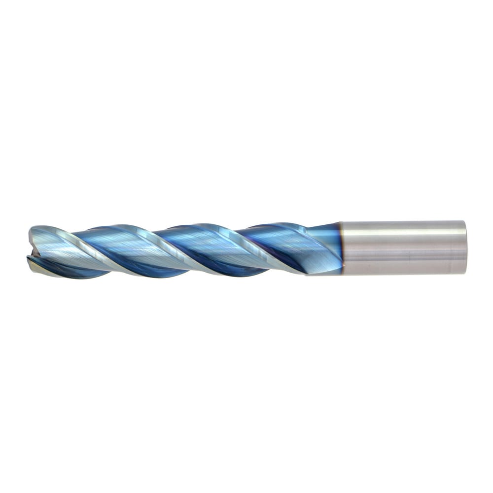 Corner Radius End Mill: 1/2" Dia, 3/4" LOC, 2 Flutes, Solid Carbide