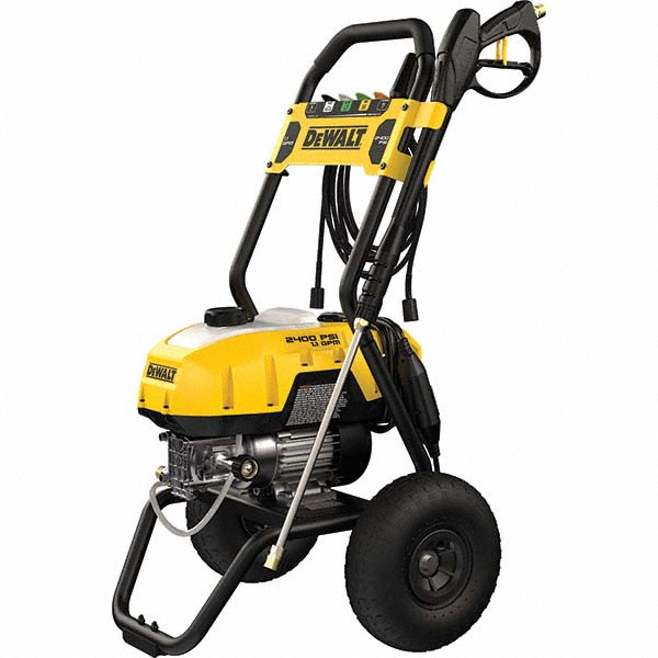 Pressure Washer: 13.0 Amp, 2400 psi, 1.1 GPM, Cold Water, Electric Power  - 120 Volts, 25.00' Hose 