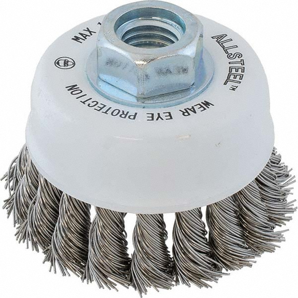 WALTER Surface Technologies 3" Diam 5/811 Threaded Arbor Stainless