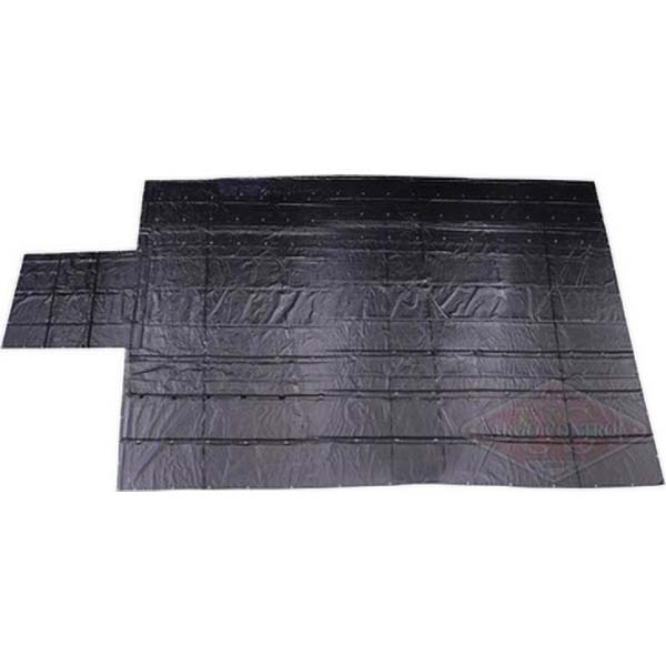 US Cargo Control Tarp/Dust Cover Black, Polyester, 20' Long x 28