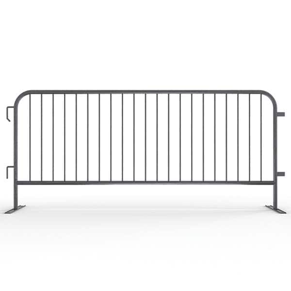 Railing Barriers; Type: Barricade ; Color: Gray ; Length (Inch): 1.5 ; Length (Feet): 102.000 ; Height (Inch): 44 ; Base Diameter (Inch): 1.5