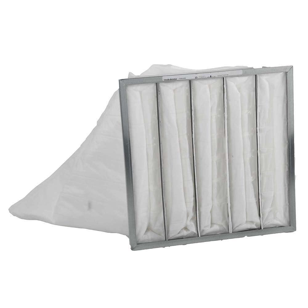 Bag Air Filter: MERV 11, 22" Deep, 20" Wide, 20" High, Synthetic