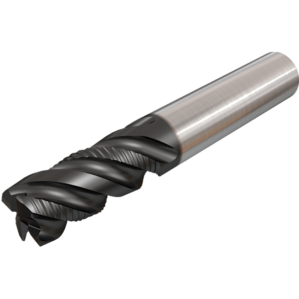 Iscar 3/4" Diam 4Flute 45° Solid Carbide 2.2mm Corner Radius Roughing & Finishing End Mill