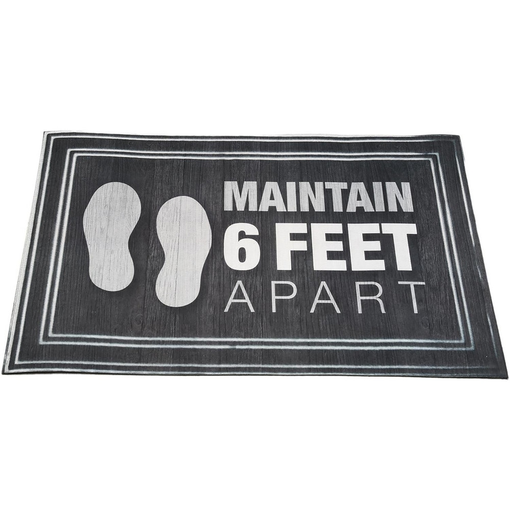 Entrance Mat: 3' Long, 2' Wide, Poly-Blended Carpet Surface