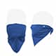 100 Pack, Size Universal Royal Blue Bandana Design Washable Face Mask
