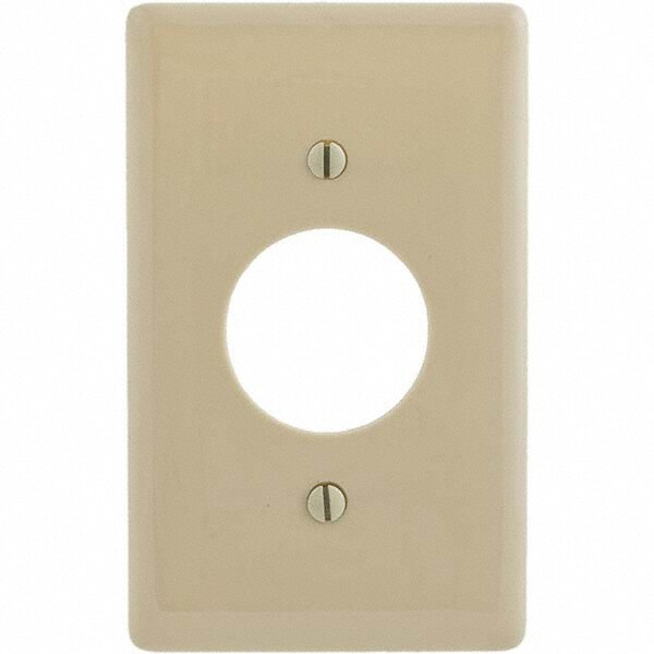 Wall Plates; Wall Plate Type: Outlet Wall Plates ; Color: Ivory ; Wall Plate Configuration: Single Outlet ; Material: Thermoplastic ; Shape: Rectangle ; Wall Plate Size: Standard