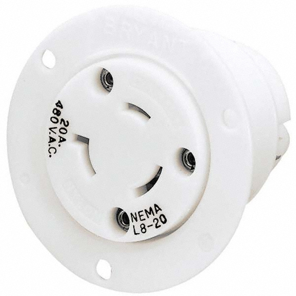 Bryant Electric Twist Lock Receptacles; Receptacle/Part Type