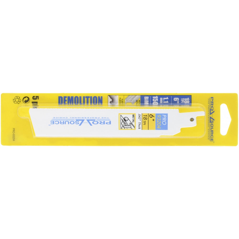 PRO-SOURCE - Reciprocating Saw Blade: Bi-Metal | MSC Industrial 