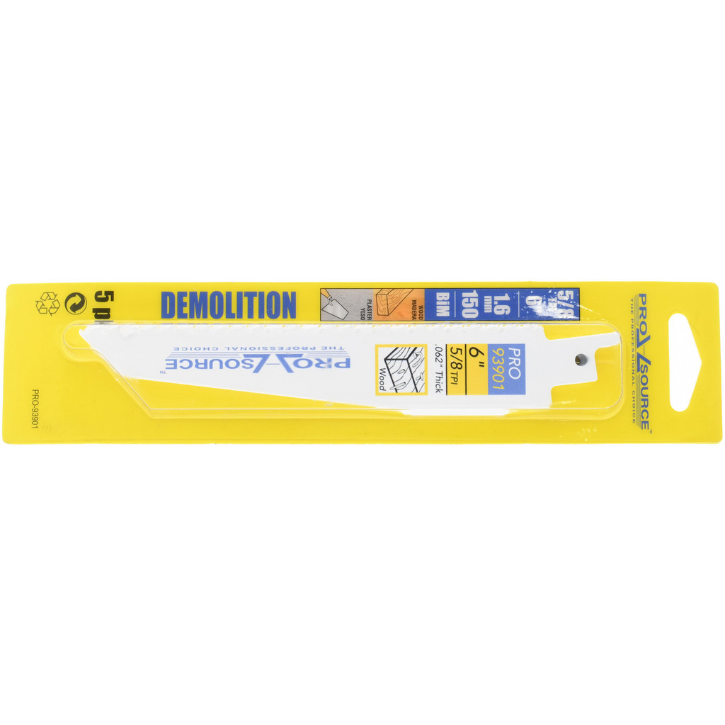 PRO-SOURCE - Reciprocating Saw Blade: Bi-Metal | MSC Industrial 