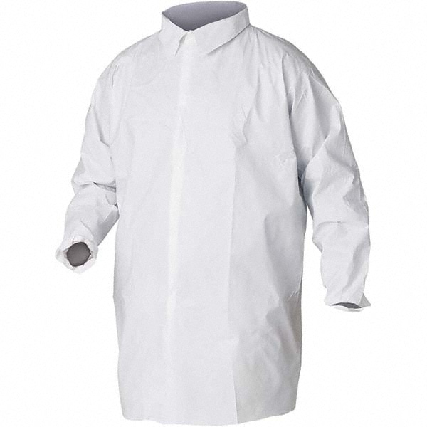 Lab Coat: Size 5X-Large, Microporous Film Laminate