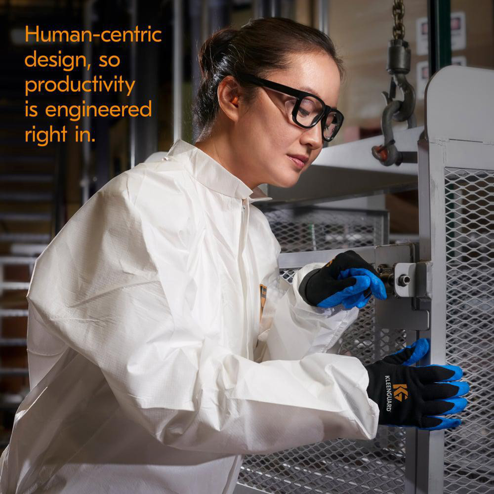 KleenGuard - Disposable Coveralls: Particle Protection, Size 4X-Large ...
