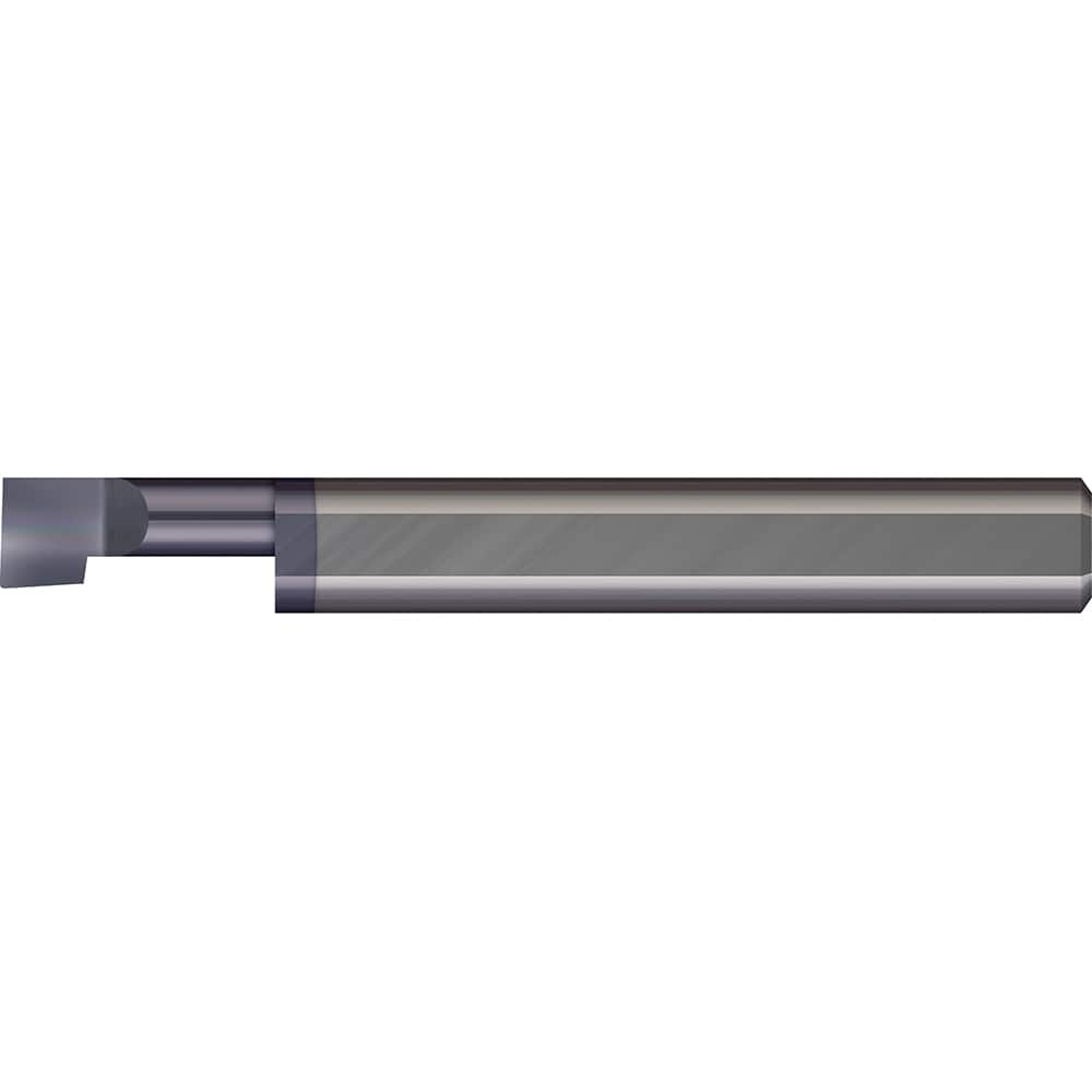 Micro 100 BB-180500X Boring Bar: 0.18" Min Bore, 1/2" Max Depth, Right Hand Cut, Solid Carbide 