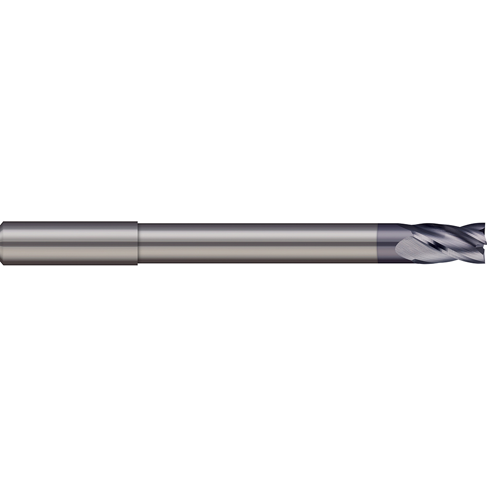 Micro 100 Square End Mill 8 mm Dia, 14 mm LOC, 2 Flutes, Solid