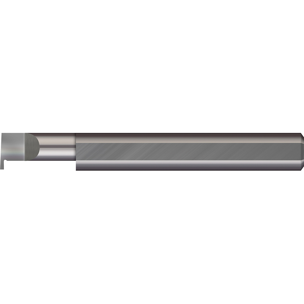 Grooving Tool: Interior, Right Hand, 0.2500" Shank Dia, 0.0250" Groove Width - Solid Carbide, Retaining Ring
