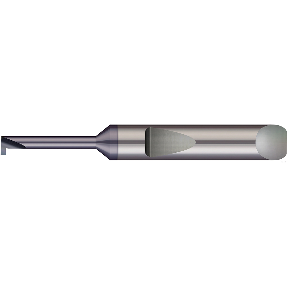 Grooving Tool: Interior, Right Hand, 0.1875" Shank Dia, 0.0150" Groove Width - Solid Carbide, Retaining Ring