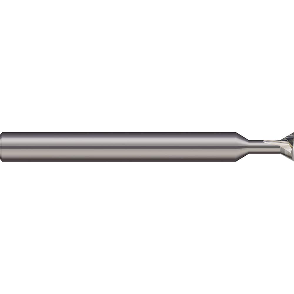 Micro 100 DT-375-090-010 Dovetail Cutter: 90 °, 3/8" Cut Dia, 0.127" Cut Width, Solid Carbide 