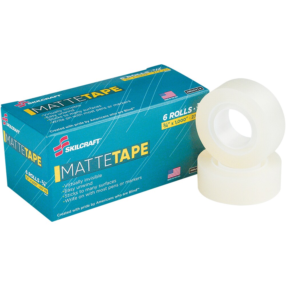 Packing Tape: 1" Wide, 83.33' Long, Clear, Plastic Adhesive