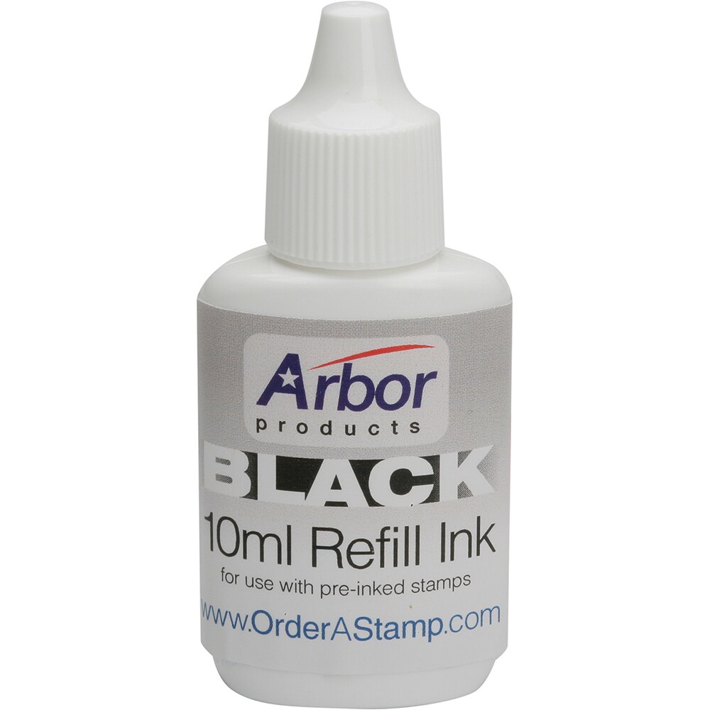 Rubber Stamp Accessories; Type: Refill Ink ; Color: Black ; Container Size: 0.35 oz