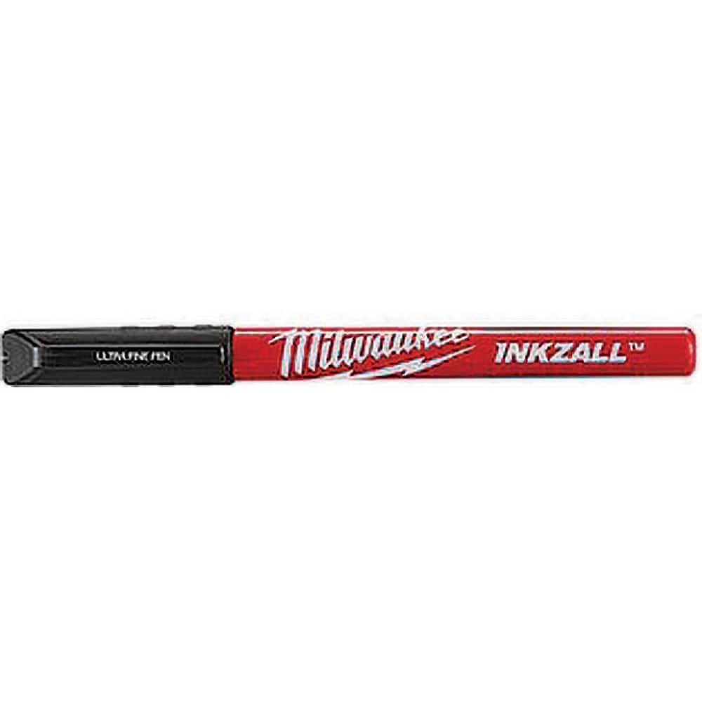 Milwaukee 4 pk INKZALL Black Ultra Fine Point Pens 48-22-3164 from
