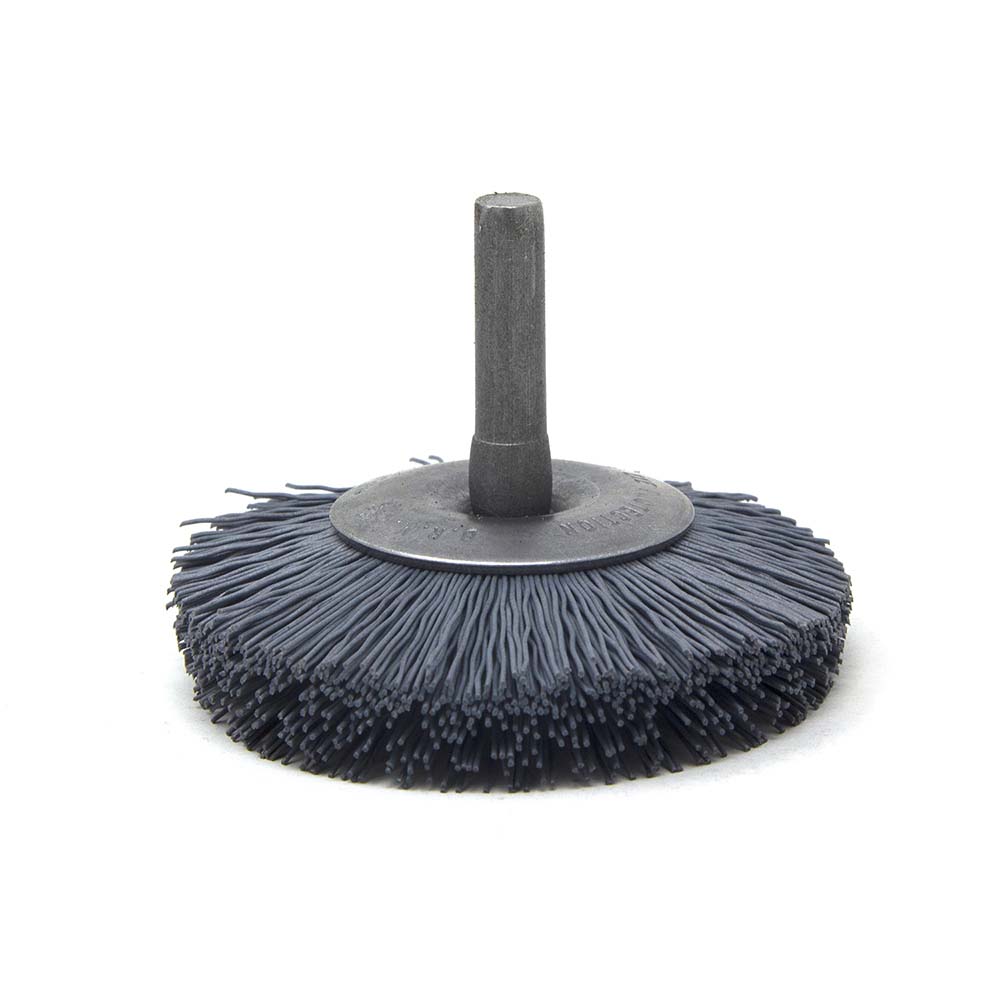Brush Research Mfg. End Brushes 3" Dia, Nylon, Crimped Wire MSC