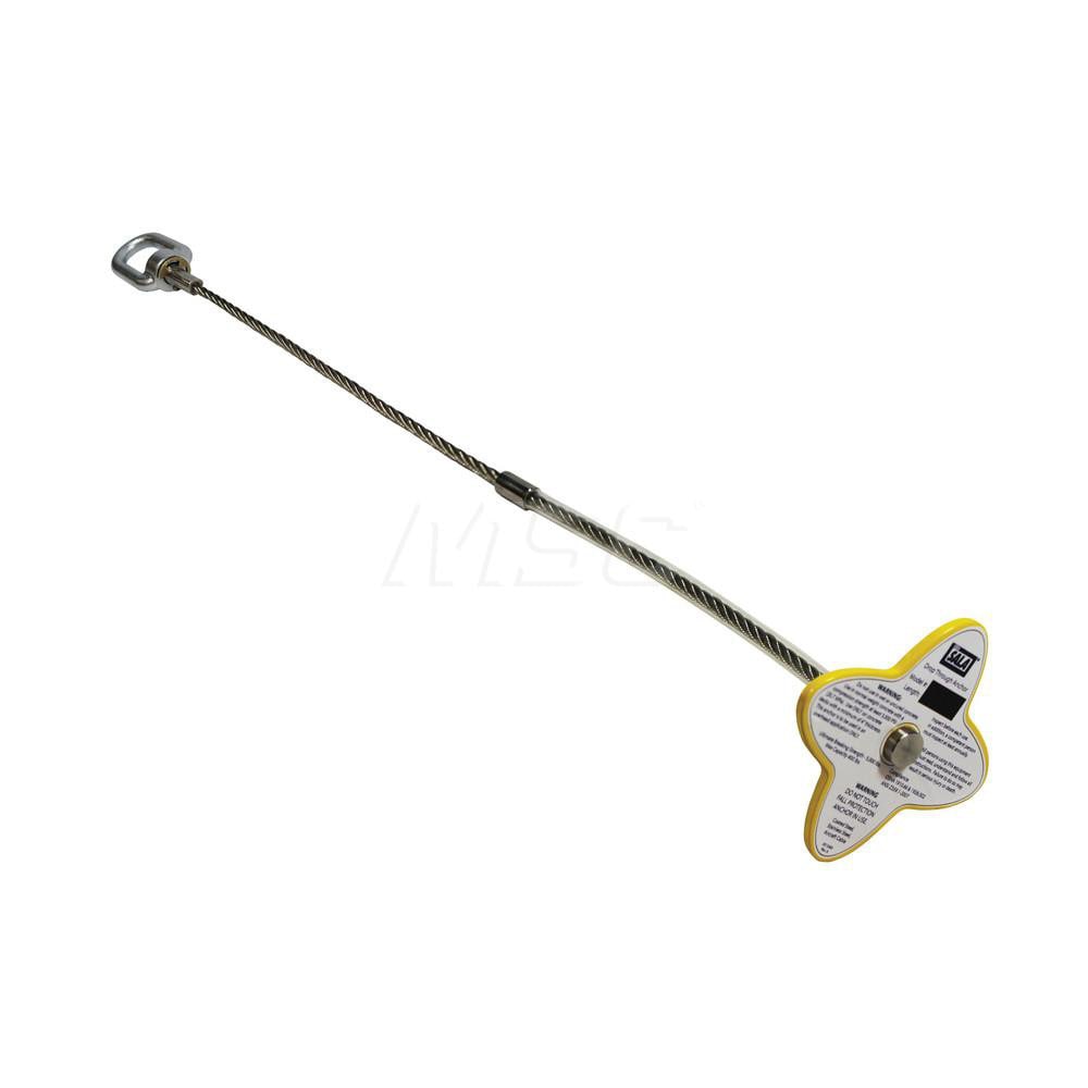 Anchors, Grips & Straps; Load Capacity: 420lb; 190kg ; Material: Zinc-Plated Steel ; Anchor Point Connection Type: D-Ring ; Tensile Strength: 5000lb ; Standards: OSHA ; UNSPSC Code: 46182300