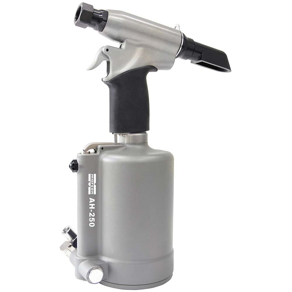 Hand Riveters; Type: Pneumatic Riveter ; Rivet Capacity Range (Inch): 3/16 - 1/4 ; Includes: 3/16 & 1/4 Nosepieces