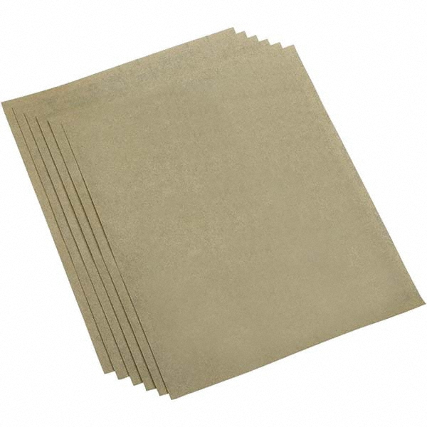 Ability One Sanding Sheet 220 Grit, Aluminum Oxide, Coated MSC