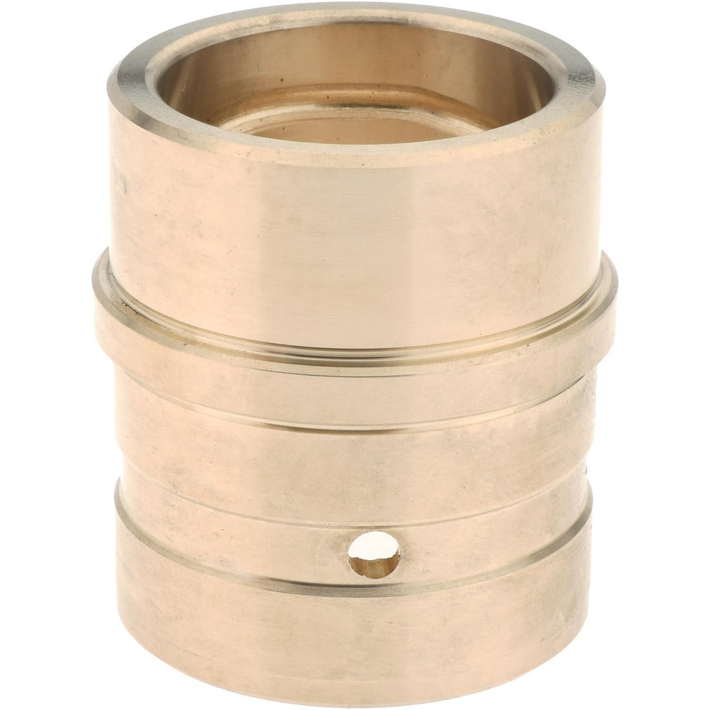 Gibraltar GEB-509 Die & Mold Straight Bushings; Material: Solid Bronze ; Body Diameter: 1.4961in ; Attachment Method: Press-Fit ; Lubrication Type: Non-Self Lubricating ; Bushing Type: Guided Ejector ; Additional Information: Requires Grease Lubrication 