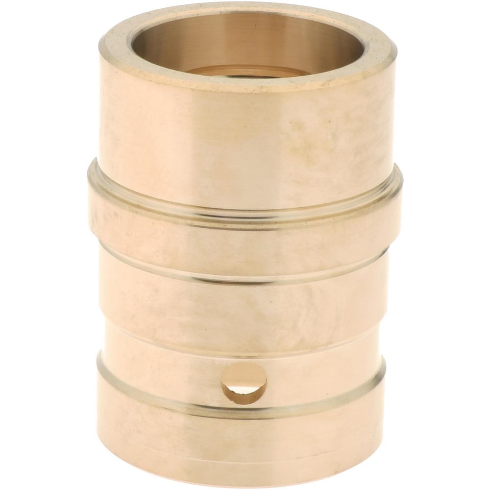 Gibraltar GEB-507 Die & Mold Straight Bushings; Material: Solid Bronze ; Body Diameter: 1.0236in ; Attachment Method: Press-Fit ; Lubrication Type: Non-Self Lubricating ; Bushing Type: Guided Ejector ; Additional Information: Requires Grease Lubrication 