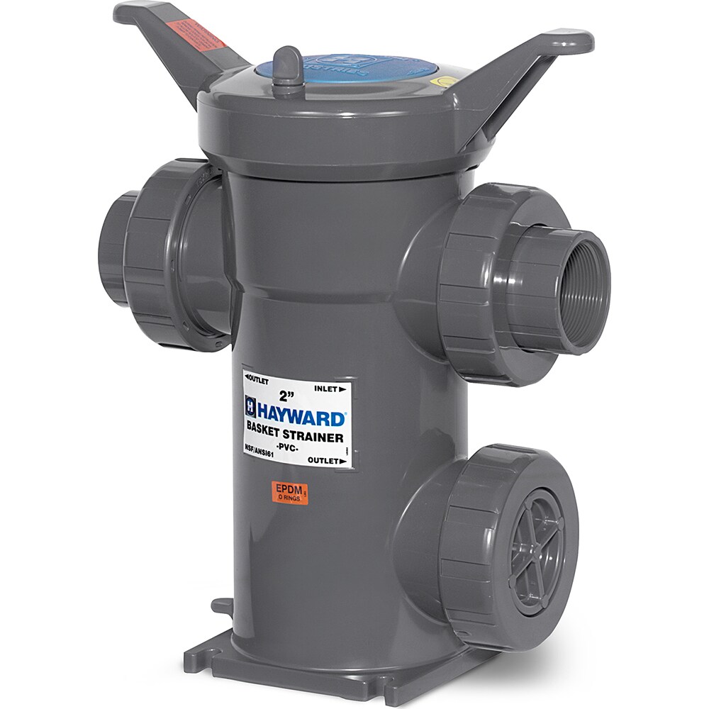 Strainers, Skimmers & Foot Valves; Hose Size: 4 (Inch); Material: PVC ; Type: Simplex Basket Strainer