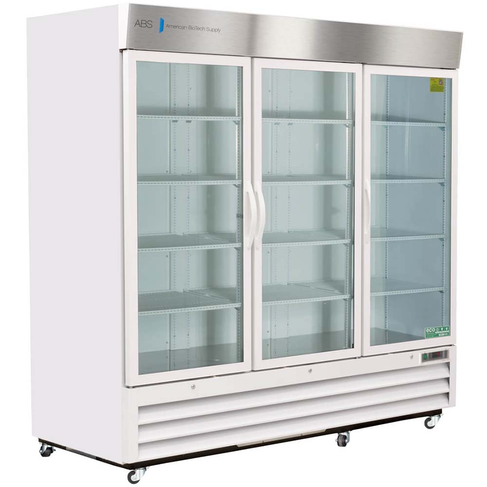 American BioTech Supply Laboratory Refrigerator 72 cu ft Capacity, 1 to 10 ° C, 81" OAW, 34