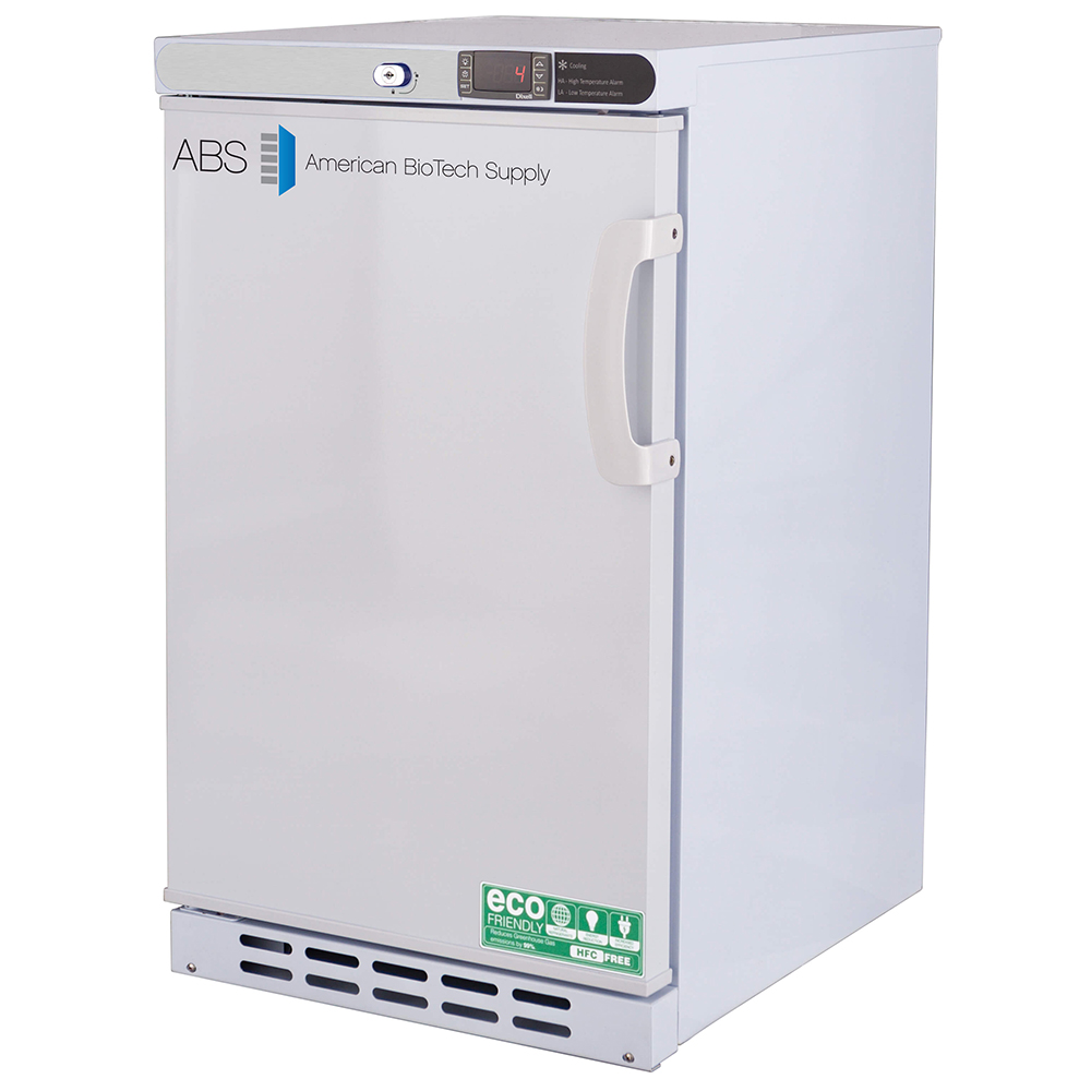 American BioTech Supply Laboratory Refrigerator 2.5 cu ft Capacity, 1 to 10 ° C, 173/4" OAW