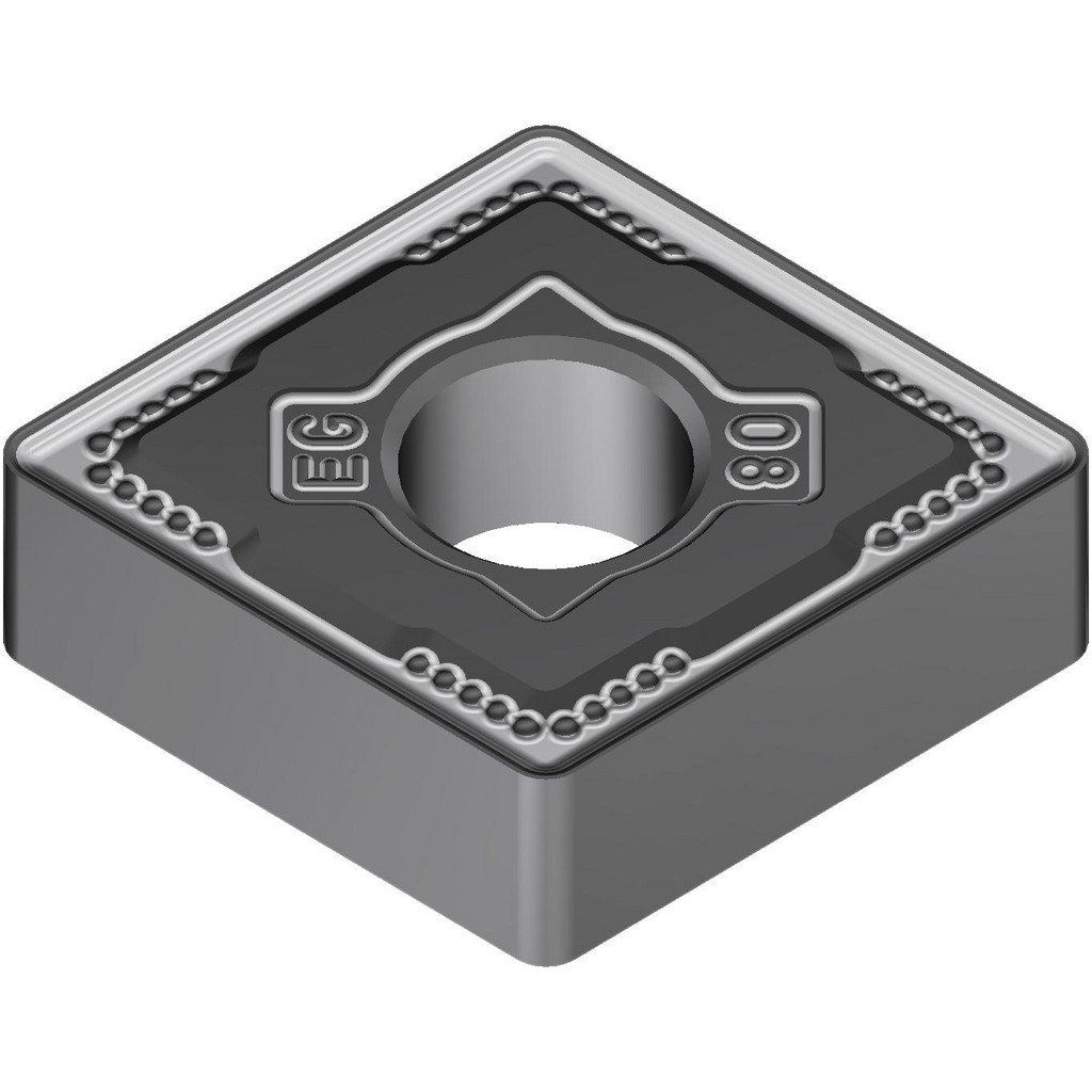 Sumitomo Turning Insert: CNMG431EEG AC6020M, Carbide - AC6020M, 0.5079" Long, 0.5000" Inscribed Circle, 0.0157" Corner Radius, 80.00 deg C - Diamond