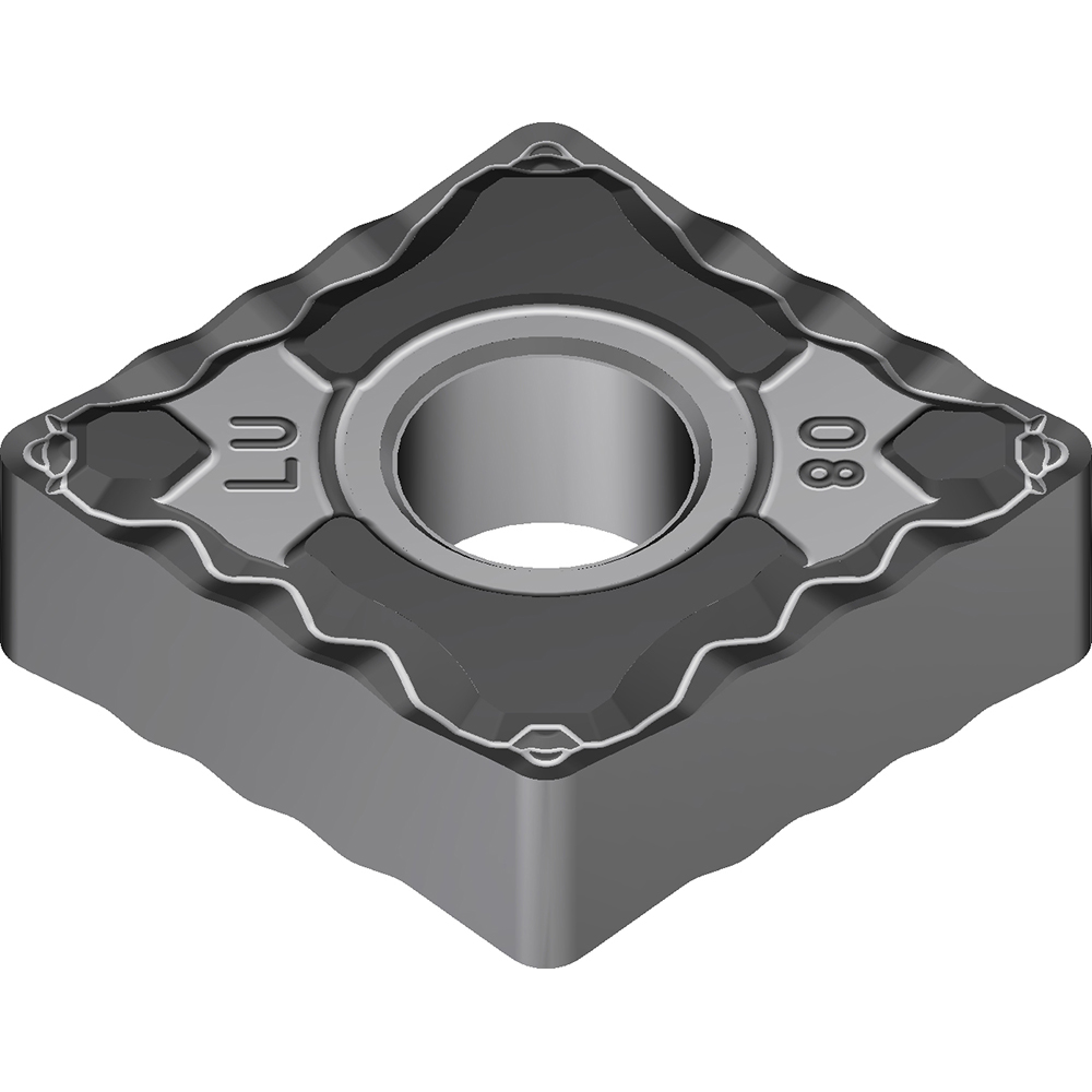 Sumitomo Turning Insert: CNMG431ELU AC6030M, Carbide - AC6030M, 0.5079" Long, 0.5000" Inscribed Circle, 0.0157" Corner Radius, 80.00 deg C - Diamond