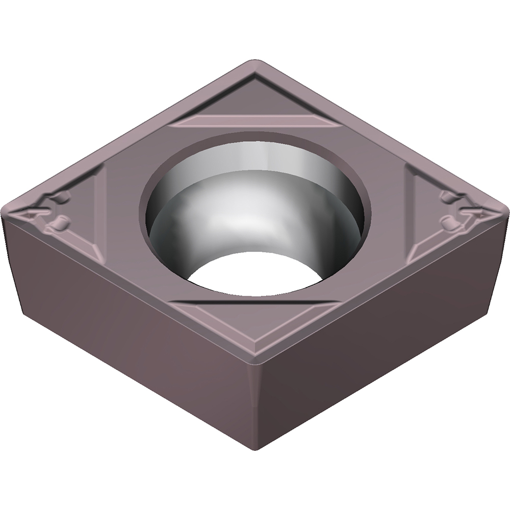 Sumitomo Turning Insert: CCMT32.52ELB AC6040M, Carbide - AC6040M, 0.3819" Long, 0.3750" Inscribed Circle, 0.0315" Corner Radius, 80.00 deg C