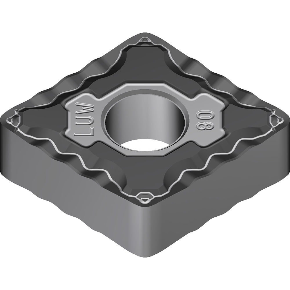 Sumitomo Turning Insert: CNMG431ELUW AC6030M, Carbide - AC6030M, 0.5079" Long, 0.5000" Inscribed Circle, 0.0157" Corner Radius, 80.00 deg C - Diamond