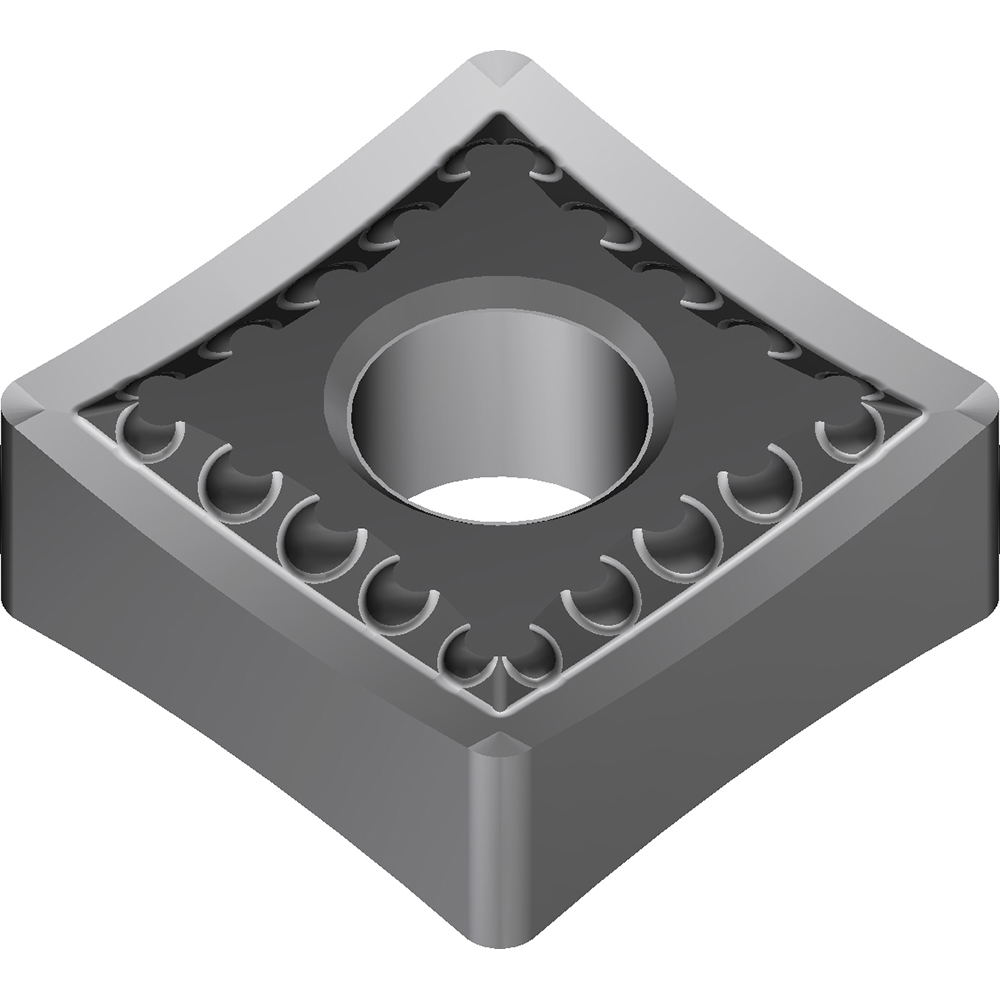 Sumitomo Turning Insert: SNMG432EUP AC6030M, Carbide - AC6030M, Absotech Finish, 1/2" Long, 1/2" Inscribed Circle, 1/32" Corner Radius, 90.00 deg S