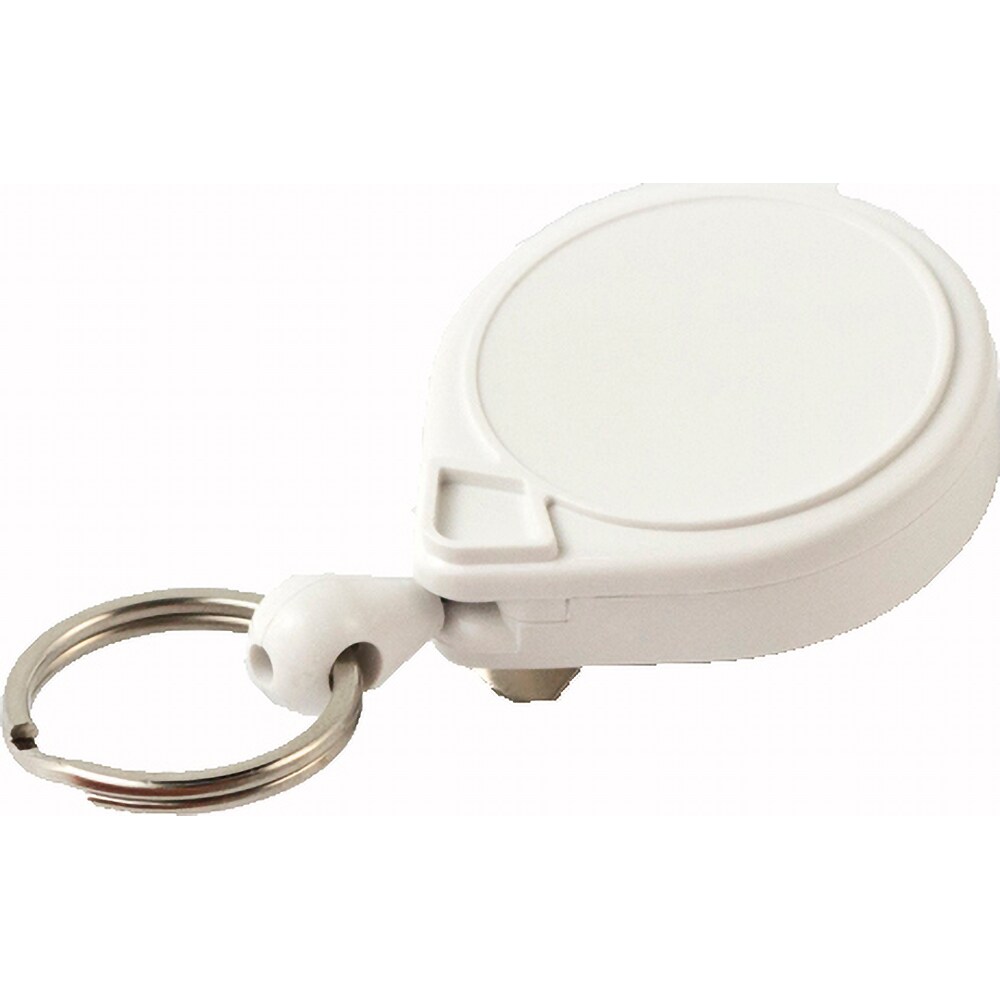 Key Control; Type: Retractable ID Holder ; Number of Keys: 3 ; Color: White ; Width (Inch): 1