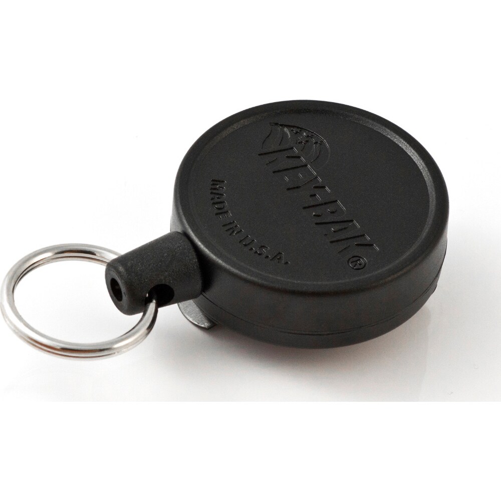 Key Control; Type: Retractable Key Chain ; Number of Keys: 10 ; Color: Black ; Width (Inch): 1