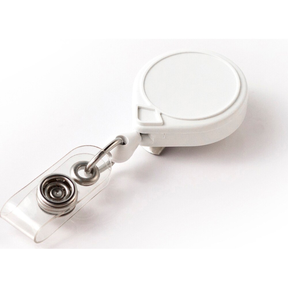 Key Control; Type: Retractable ID Holder ; Number of Keys: 3 ; Color: White ; Width (Inch): 1