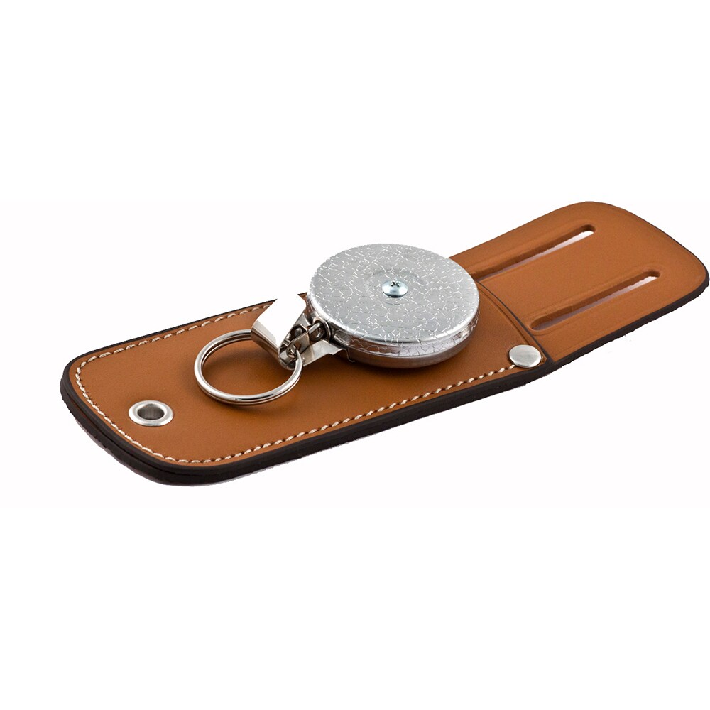 Key Control; Type: Retractable Key Chain with Tool Pouch ; Number of Keys: 15 ; Color: Chrome ; Width (Inch): 1