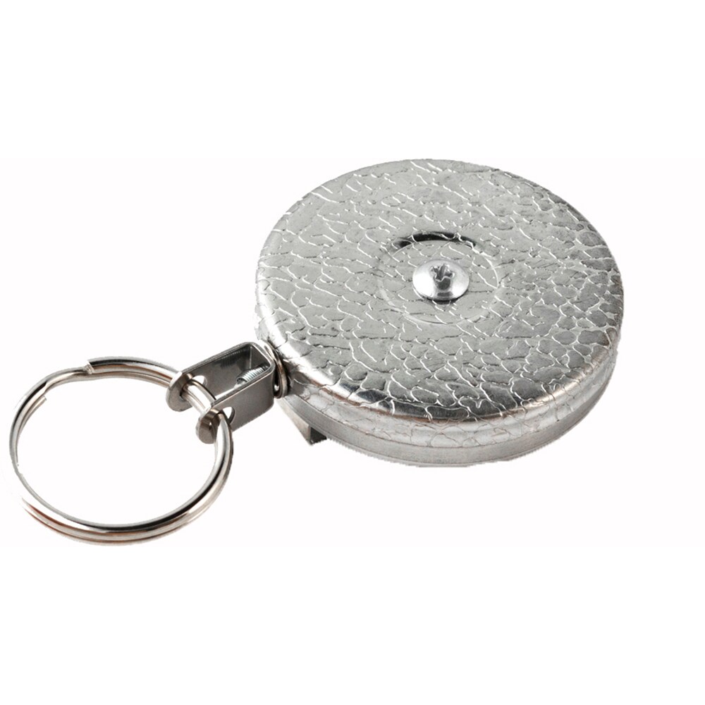 Key Control; Type: Retractable Key Chain ; Number of Keys: 15 ; Color: Chrome ; Width (Inch): 1