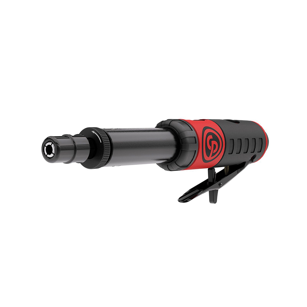 Air Die Grinder: 1/4" Collet, 1/4" NPT Inlet - 27000 RPM, 0.34 hp, 2.70 CFM, Rear Exhaust