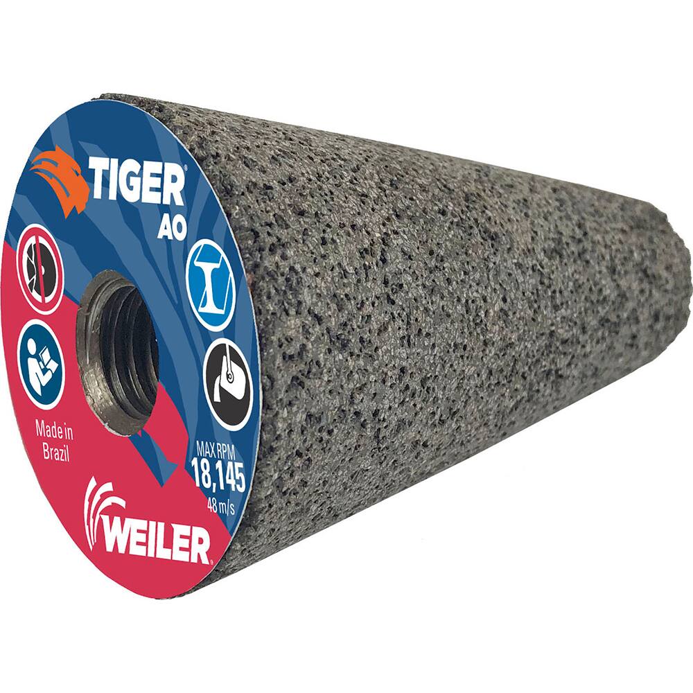 Abrasive Tapered Conical: Type 17, Coarse, 5/8-11 Arbor Hole