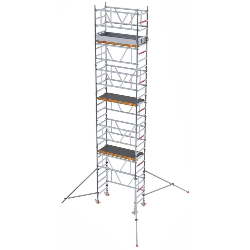 Scaffolding; Type: Open Frame Stair Kit ; Section: Under Stairs ; Length (Feet): 6.830 ; Includes: Walk Through Frame; (4) Stair Crew Jacks for Leveling; 2-Rung Frame; (2) Angled Braces; (2) Adjustable Wall Tie Supports