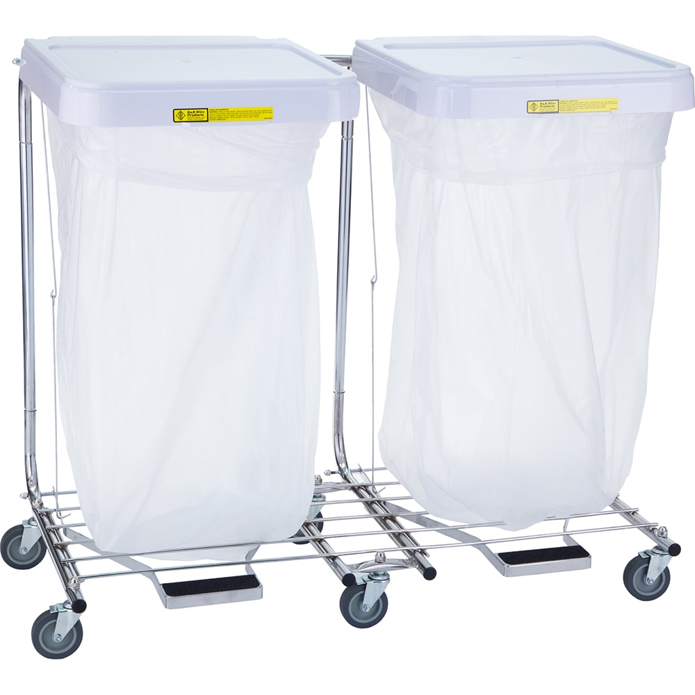 R&B Wire Products Janitor Carts & Caddies; Material Steel, ABS