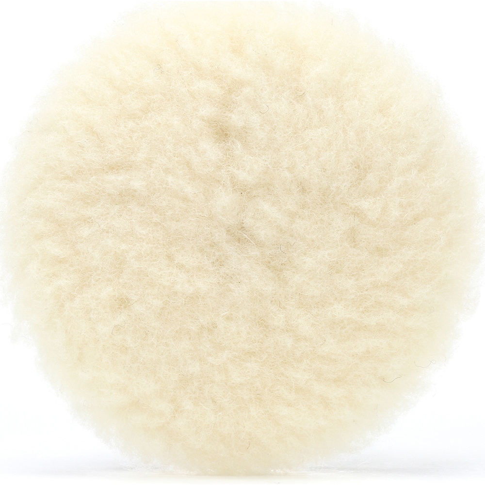 Bonnets & Pads; Diameter (Fractional Inch): 3 ; Product Type: Buffing Pad; Buffing Pad ; Material: Wool ; Color: White ; Pile Height (Inch): 0.5 ; Maximum RPM: 8000.000